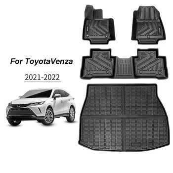 Automobilių Kilimėliai Toyota Venza 2021 2022 Visiškai Apsuptas Specialios Gumos Pėdos Padas Auto Pasirinktinis Vandeniui neslidus Priedai Nuotrauka