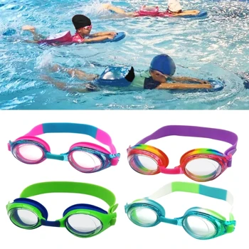 Plaukimo Akiniai Nėra Nuotėkio Anti-Rūko UV Apsauga Vaikų Berniukų, Mergaičių Saugus Minkšto Silikono Plaukimo Akiniai, Akiniai Nuotrauka