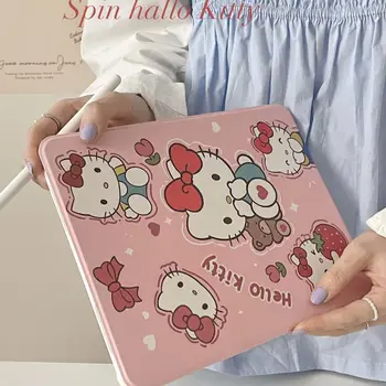 Sanrio Hello Kitty Atveju 2021 iPad Pro 11 12.9 Oro 4 5 10.9 Stovi Dangtelis, Skirtas 